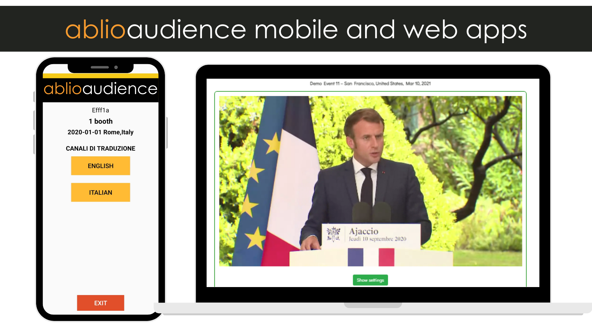 New Ablioconference web app release for multilingual virtual events