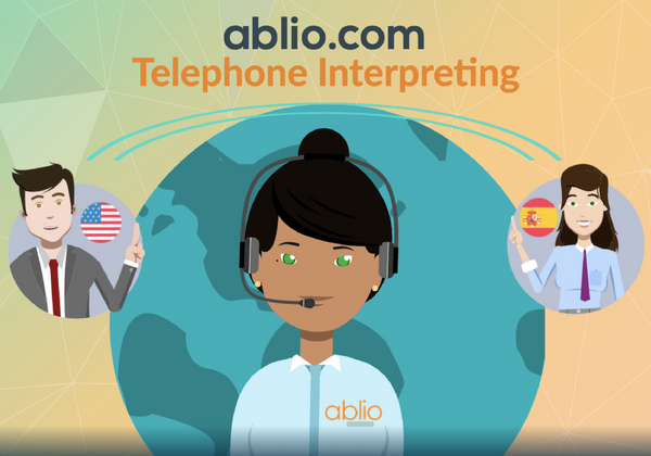 How to start requesting a telephone interpreting service with ablio?